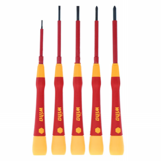 Wiha 5 Piece Insulated PicoFinish Precision Screwdriver Set